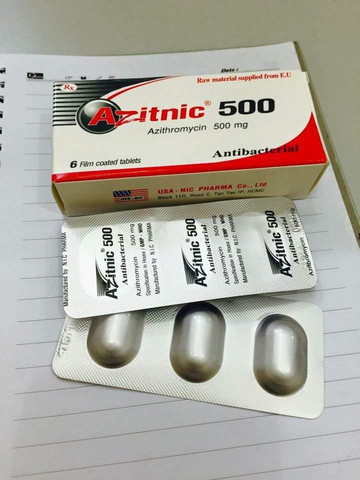 Azi nic 500 Hộp 6v-duoc-ban-tai-Usht pharma