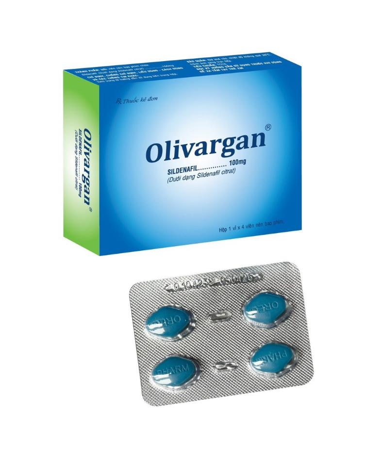 Olivargan 100 Sildenafil sinh lý nam-duoc-ban-tai-Usht pharma