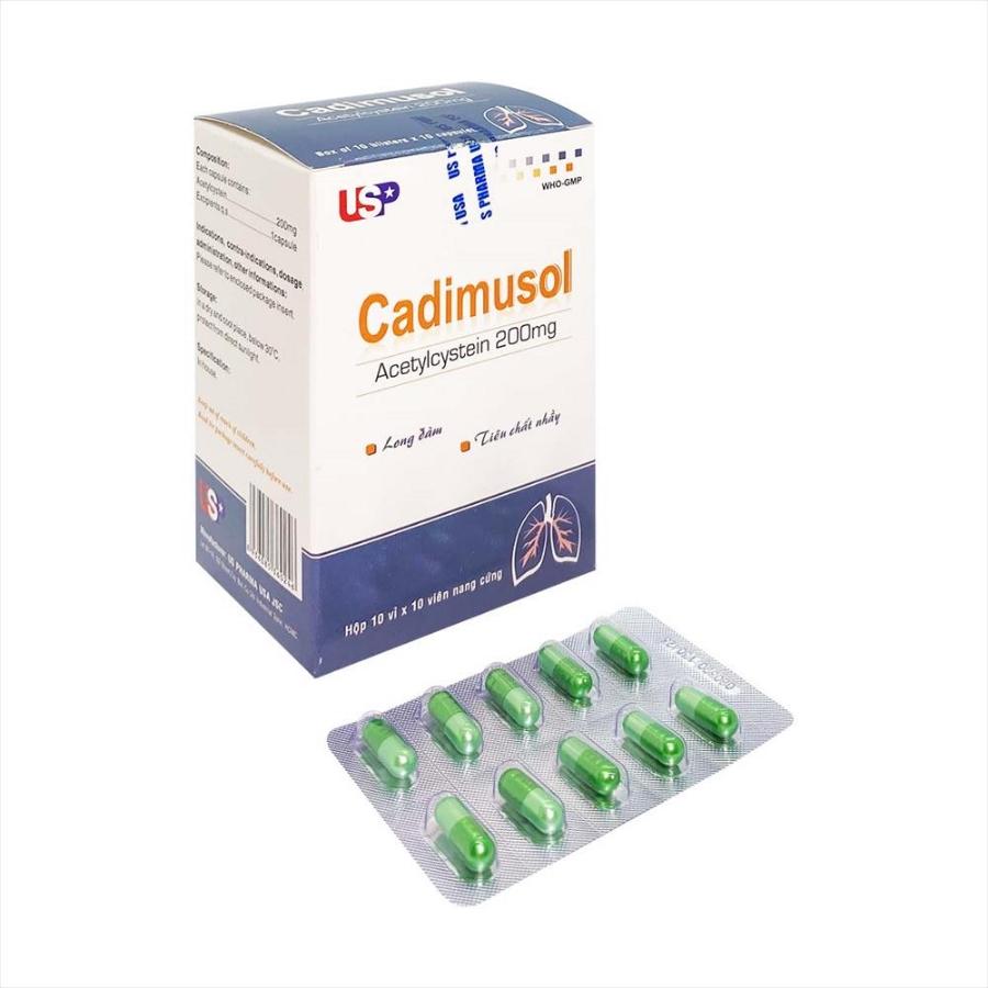 Cadimusol 200 Hộp 10 vỉ, Acetylcystein-duoc-ban-tai-Usht pharma