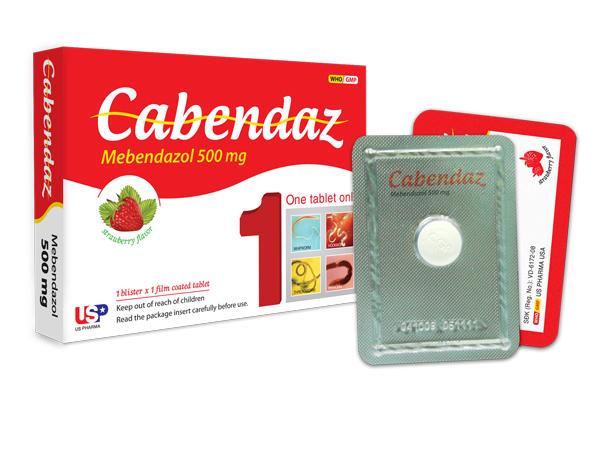 Cabendaz 500 dâu Mebendazol-duoc-ban-tai-Usht pharma