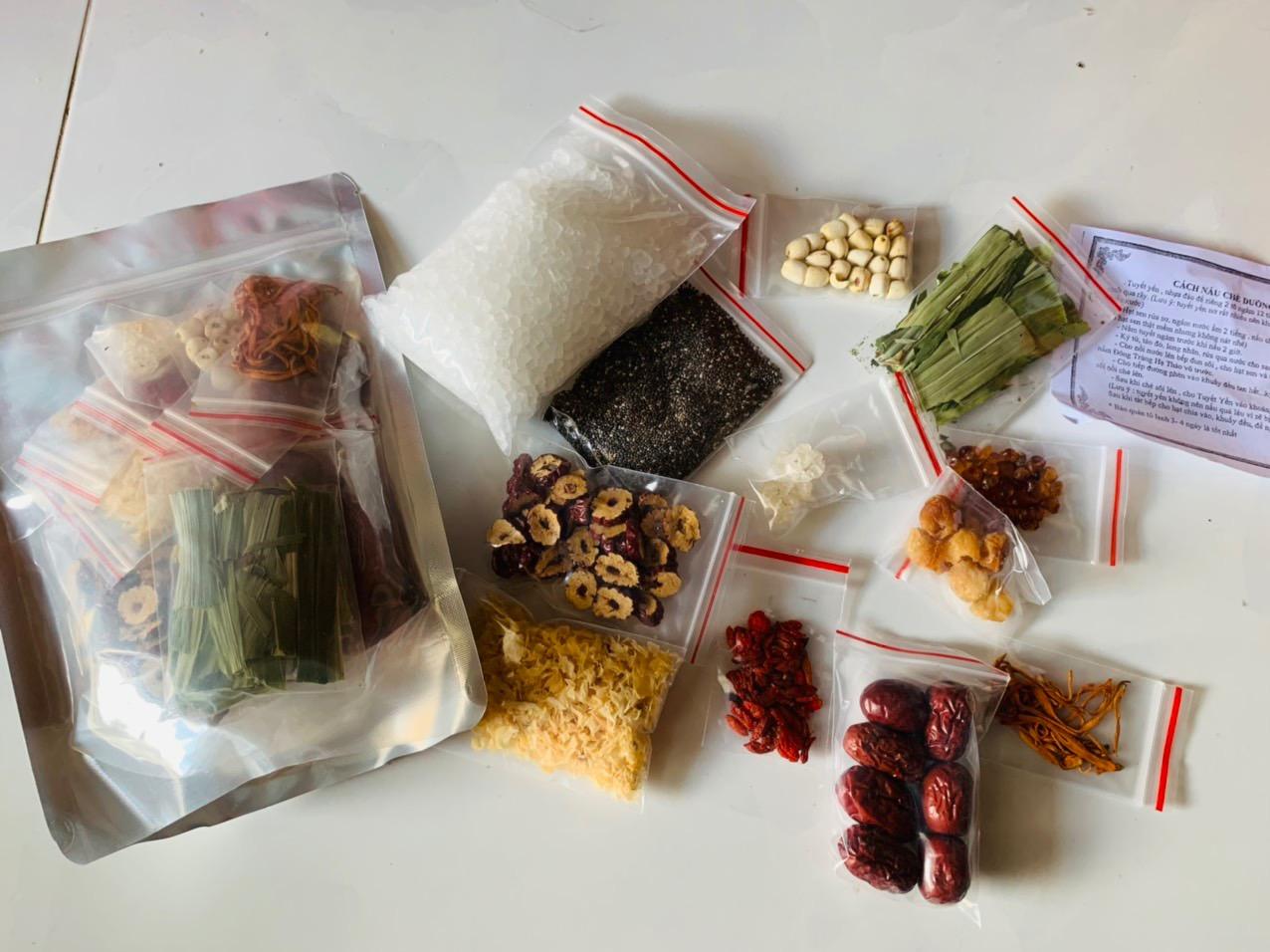 ☘ Set chè dưỡng nhan 400gr-duoc-ban-tai-Hoàng Hoa _ Kho sỉ ăn vặt Bình Dương
