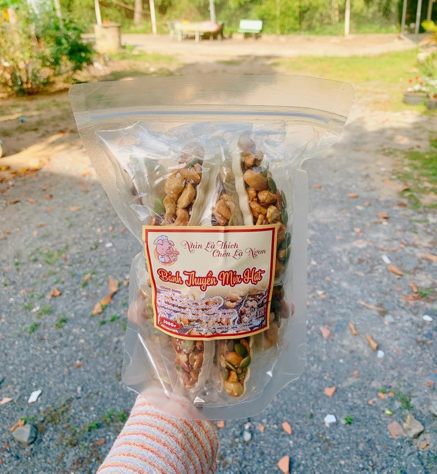 ☘️ Bánh thuyền mix hạt dd 250gr-duoc-ban-tai-Hoàng Hoa _ Kho sỉ ăn vặt Bình Dương