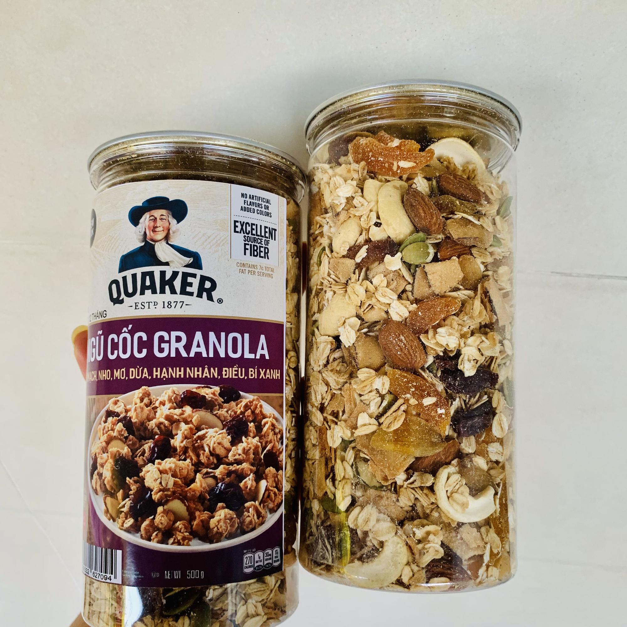 ☘️ Granola siêu hạt 500gr-duoc-ban-tai-Hoàng Hoa _ Kho sỉ ăn vặt Bình Dương