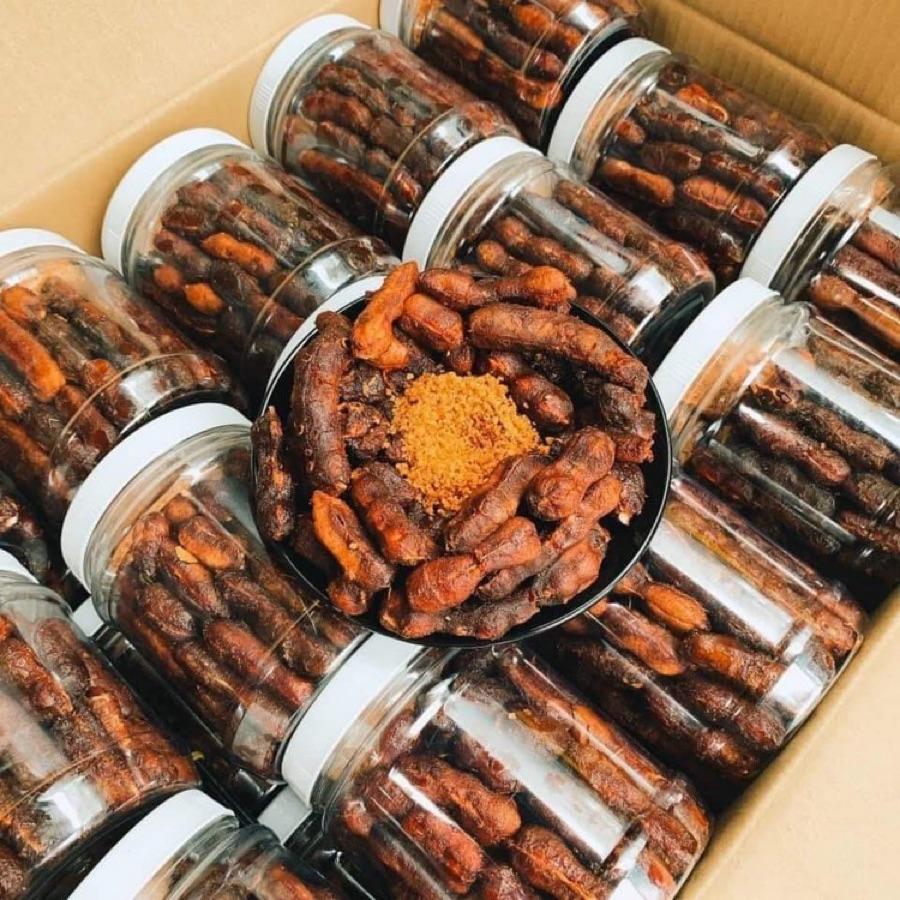 ☘️ Me lào muối tôm 500gr -duoc-ban-tai-Hoàng Hoa _ Kho sỉ ăn vặt Bình Dương