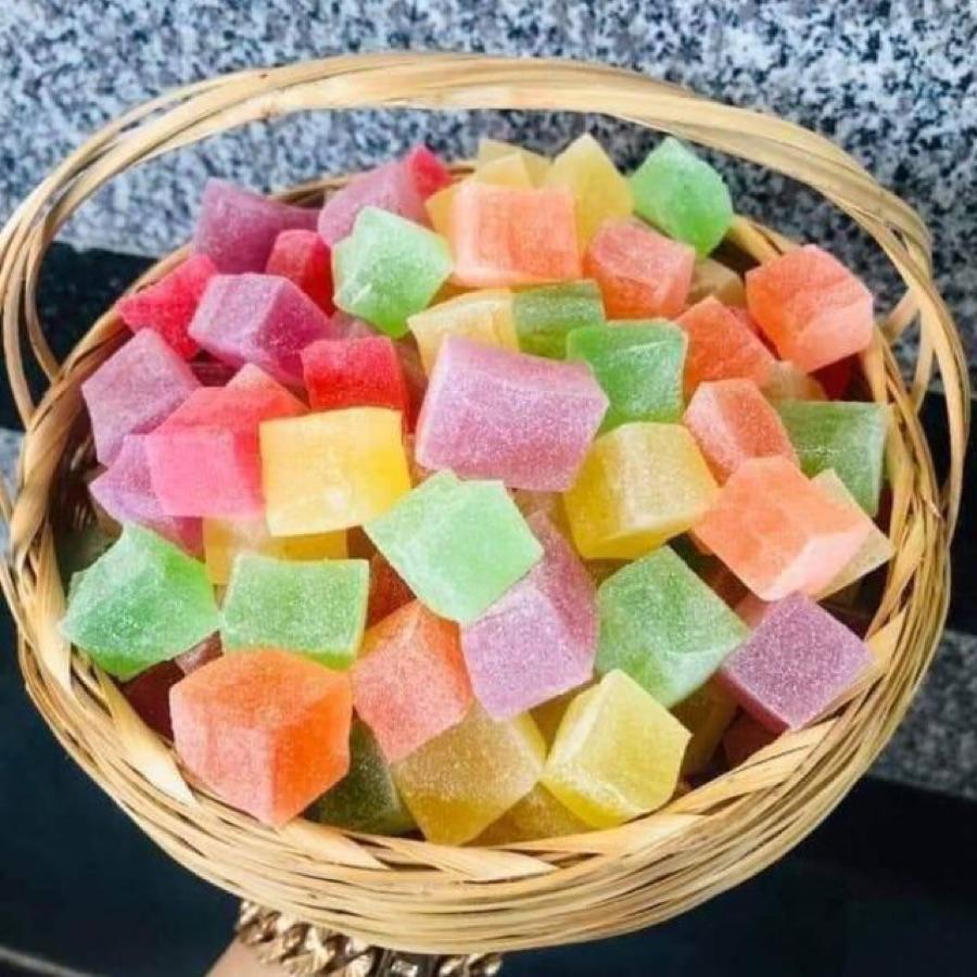 ☘️ Kẹo dẻo sữa Đà Lạt 600gr-duoc-ban-tai-Hoàng Hoa _ Kho sỉ ăn vặt Bình Dương