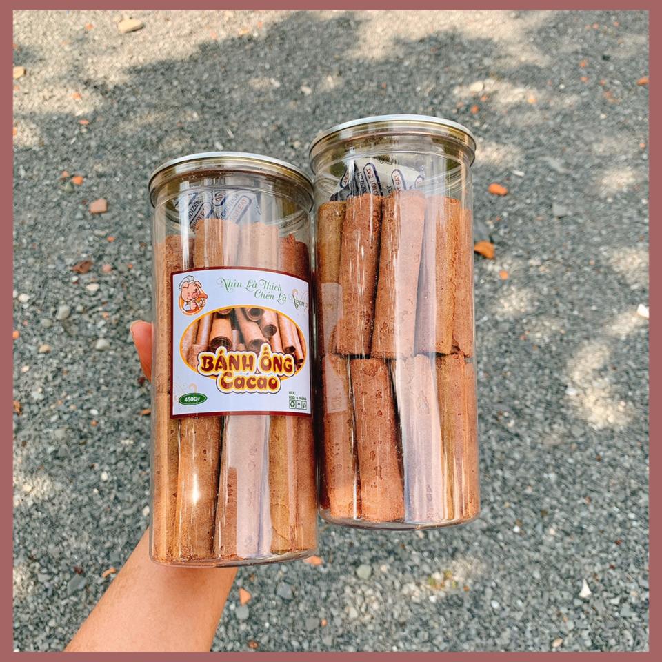 ☘️ Bánh ống ca cao 450gr-duoc-ban-tai-Hoàng Hoa _ Kho sỉ ăn vặt Bình Dương
