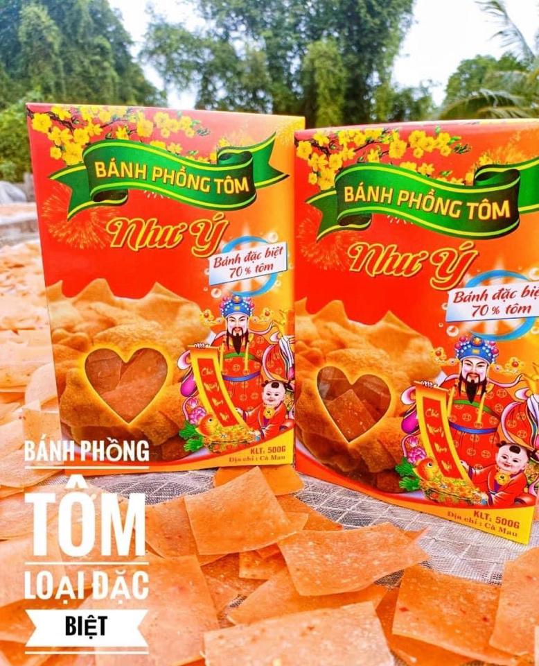 ☘️ Bánh phồng tôm Như Ý 500gr-duoc-ban-tai-Hoàng Hoa _ Kho sỉ ăn vặt Bình Dương