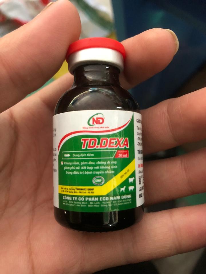 Dexa 20% 20ml ND-duoc-ban-tai-NPP THÀNH TUYÊN Thuốc Thú Y _Cám Cò _Con Giống