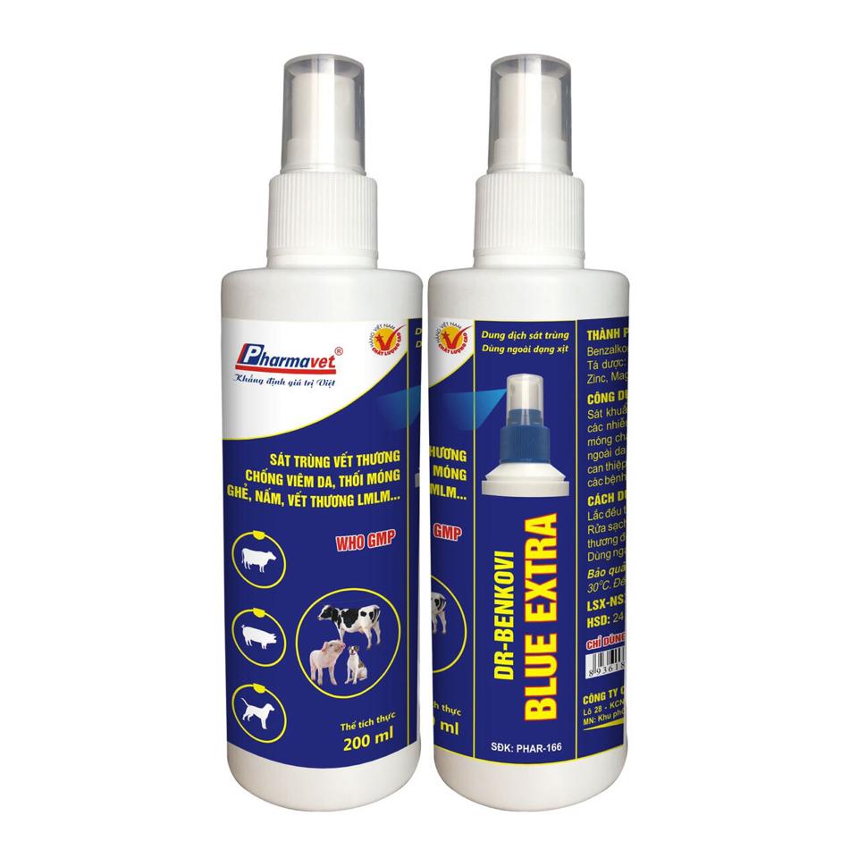 Blue Extra 100ml ( xanh xịt)-duoc-ban-tai-NPP THÀNH TUYÊN Thuốc Thú Y _Cám Cò _Con Giống
