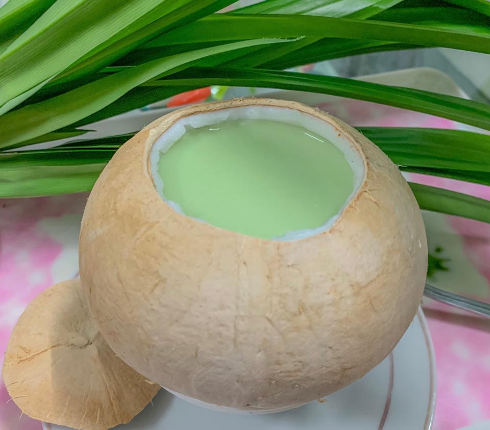 RC trái dừa size L VỊ LÁ DỨA-duoc-ban-tai-Rau câu trái dừa Cherry