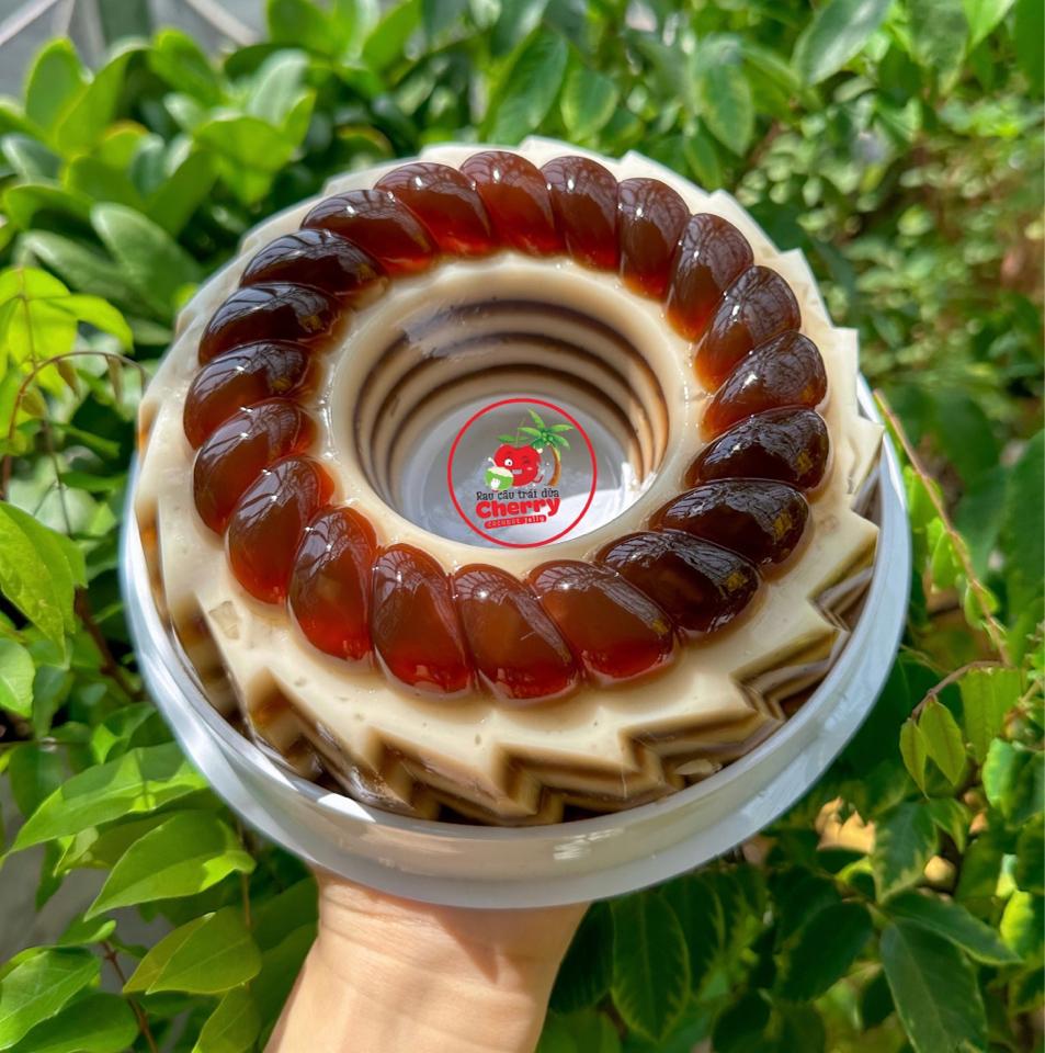 RC cà phê sợi giòn HOA TRÒN-duoc-ban-tai-Rau câu trái dừa Cherry