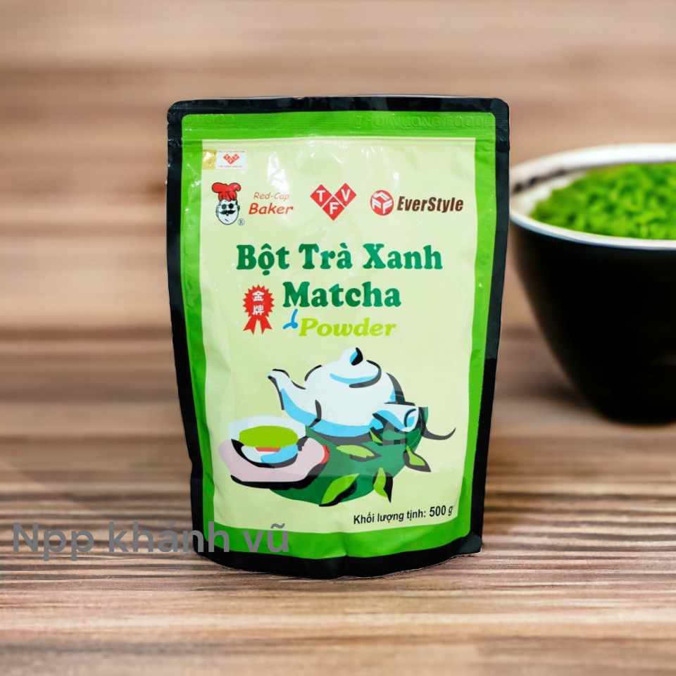 Bột matcha mũ đỏ-duoc-ban-tai-NGUYÊN LIỆU PHA CHẾ ❣️KHÁNH VŨ❣️