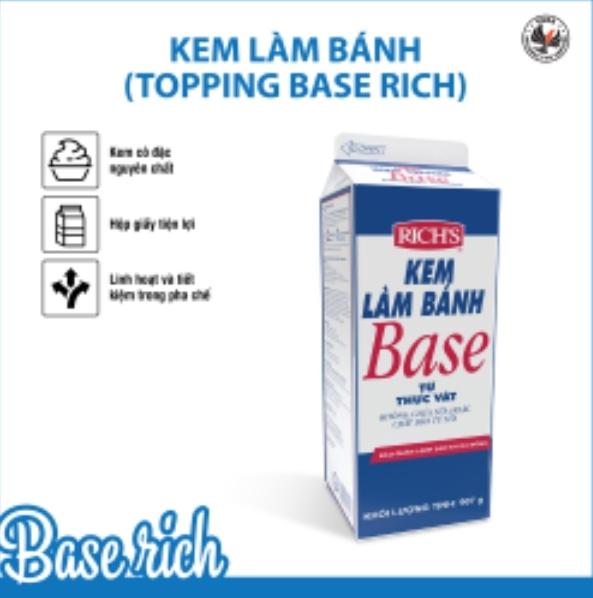 Kem topping Base 907gr-duoc-ban-tai-❤️Nguyên Liệu Pha Chế Khánh Vũ❤️Giá Trị Ngày Càng Tăng _ Giá Thành Ngày Càng Giảm❤️