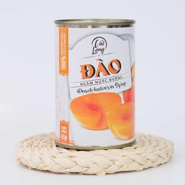 Đào ngâm cát long( trung ) 565gr-duoc-ban-tai-NGUYÊN LIỆU PHA CHẾ ❣️KHÁNH VŨ❣️