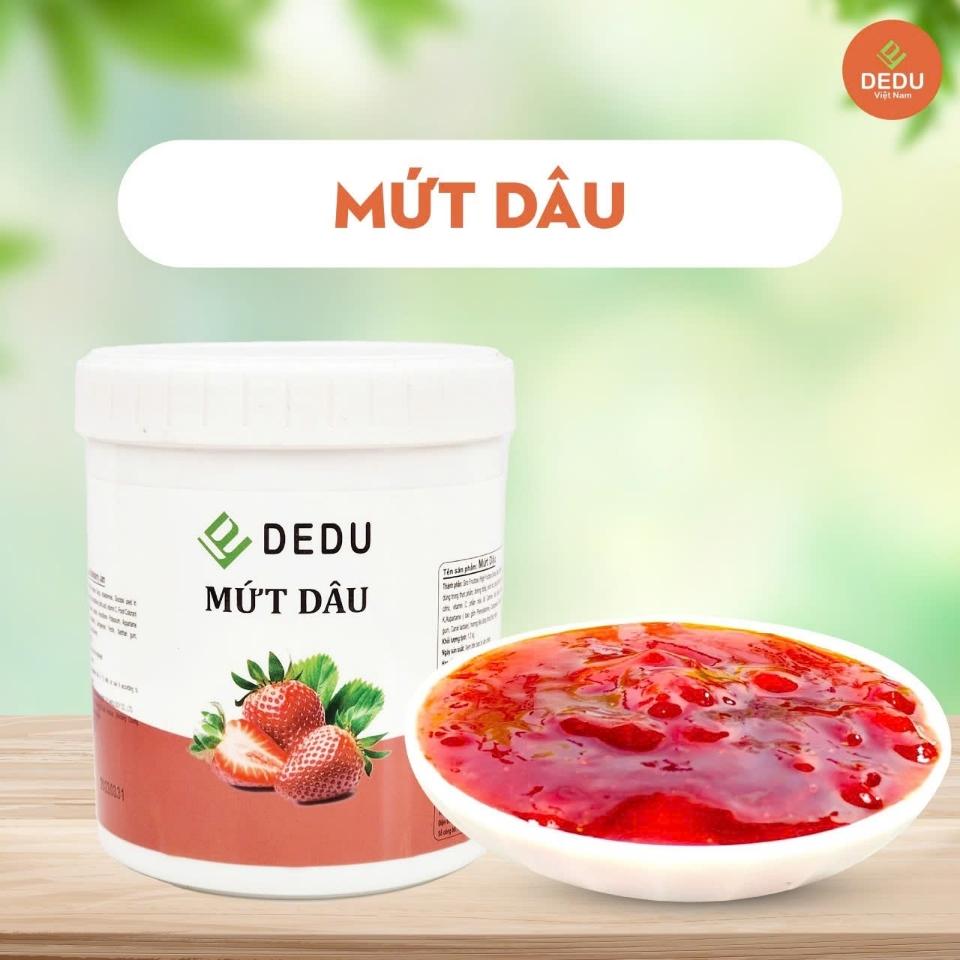 Mứt Dâu DEDU-duoc-ban-tai-NGUYÊN LIỆU PHA CHẾ ❣️KHÁNH VŨ❣️