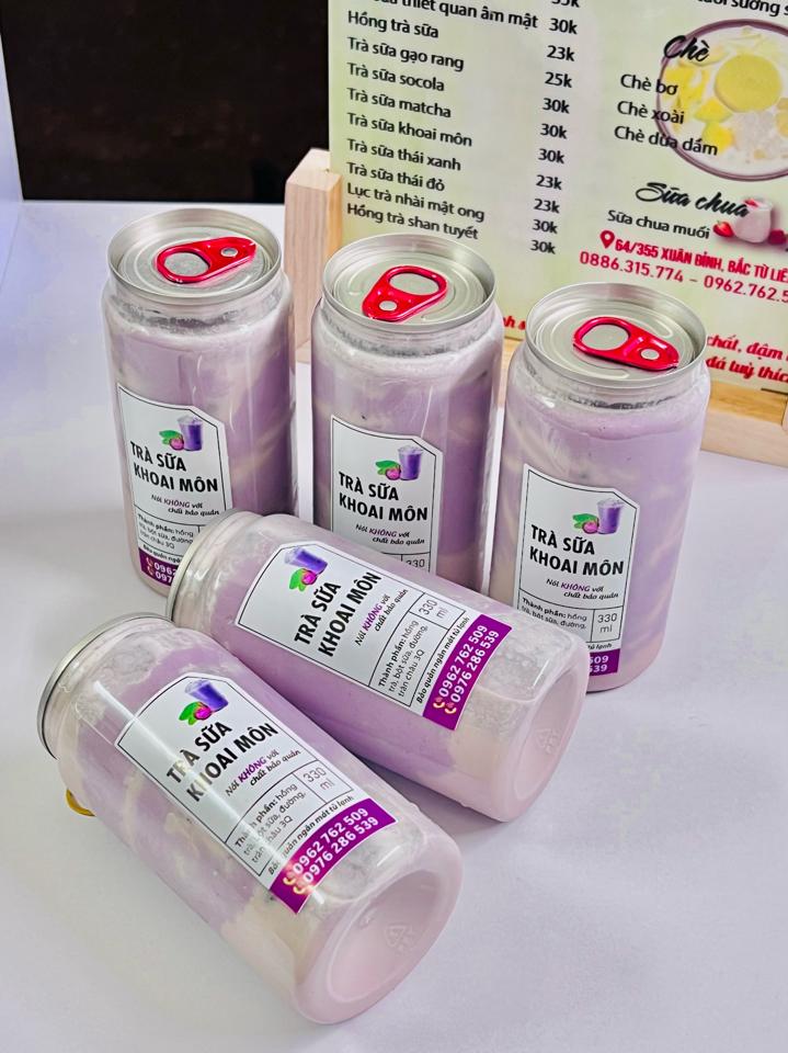 Trà sữa khoai môn sốt môn tươi-duoc-ban-tai-HBT Teamart