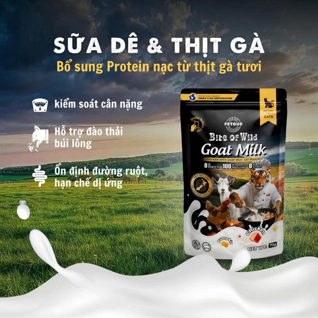 PATE sữa dê BITE OF WILD-duoc-ban-tai-CLOUDY PET SHOP