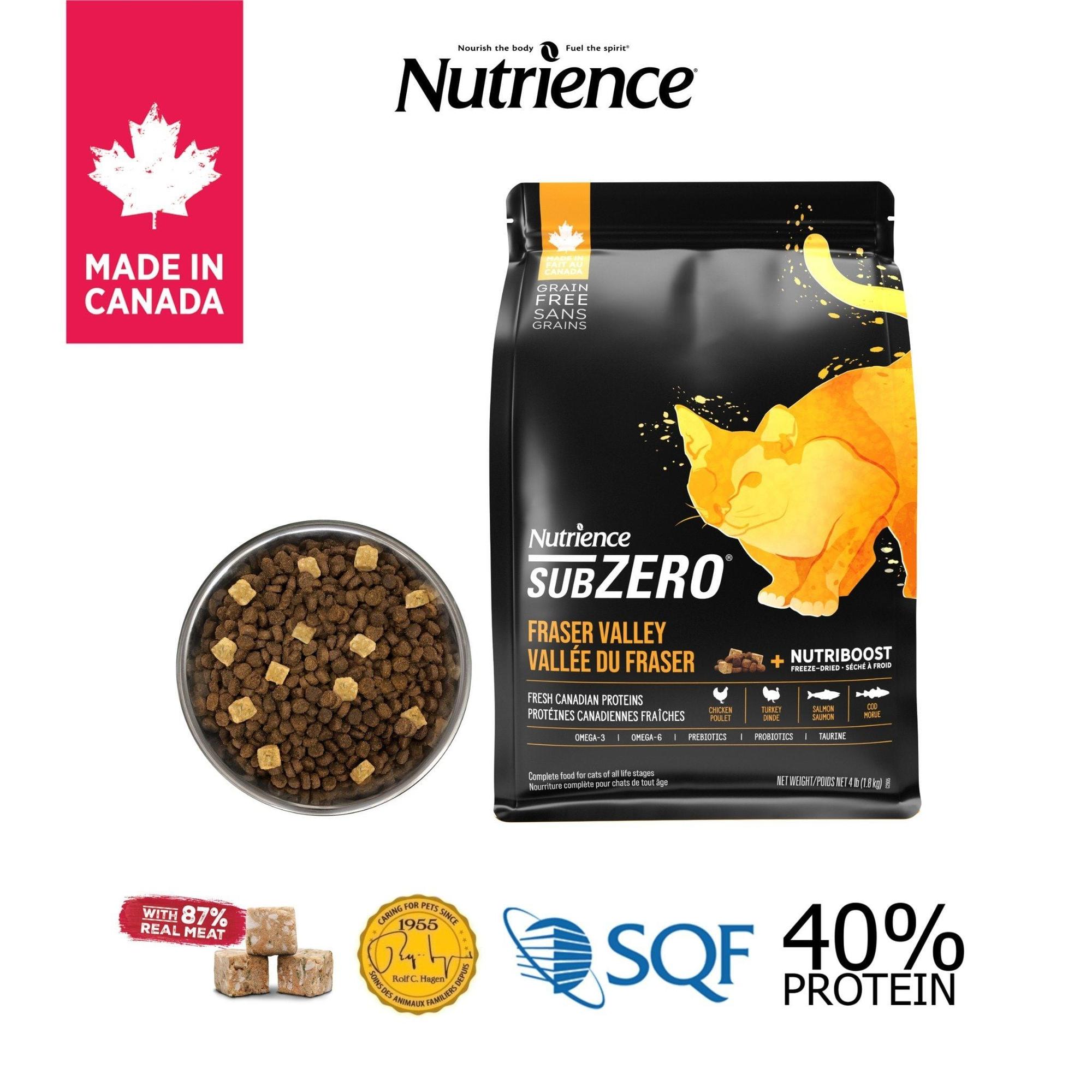 SKU 6.2 : NUTRIENCE Subzero cho Mèo - Gà tây, cá hồi,  cá trích, cá tuyết và rau củ quả tự nhiên  (Cho mọi giống mèo ở mọi lứa tuổi)-duoc-ban-tai-CLOUDY PET SHOP