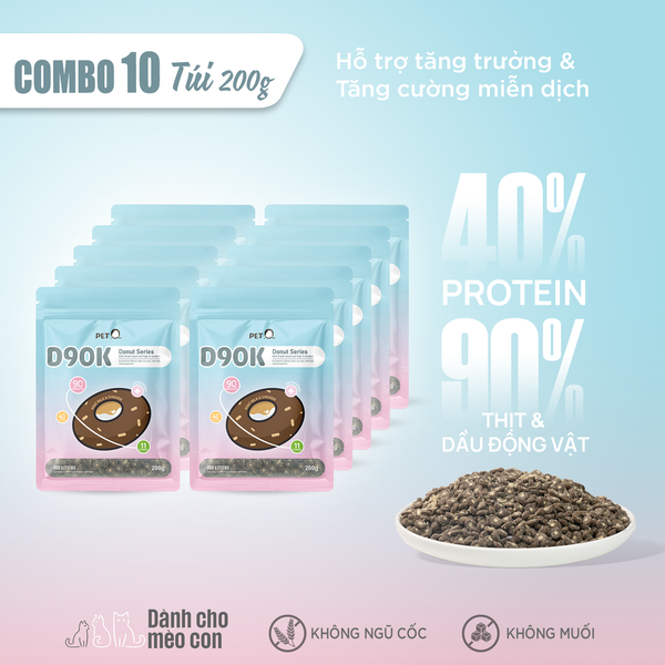 SKU 2 : HẠT PETQ Donut D90/D90K-duoc-ban-tai-CLOUDY PET SHOP