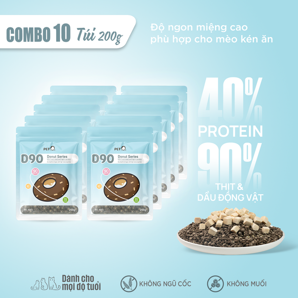 SKU 2 : HẠT PETQ Donut D90/D90K-duoc-ban-tai-CLOUDY PET SHOP