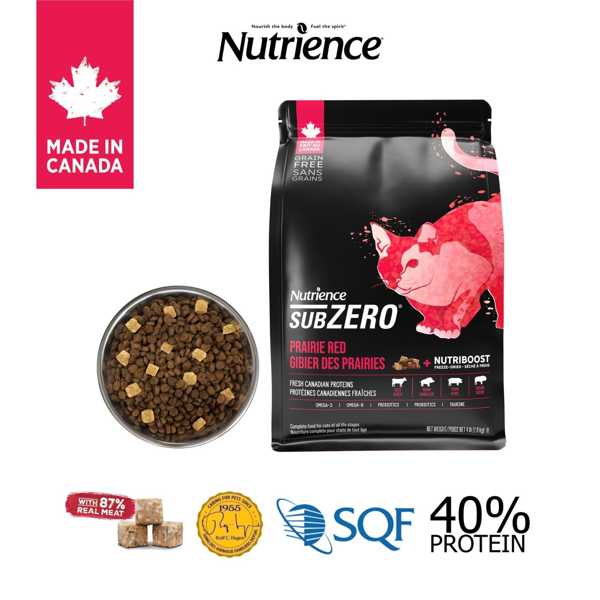 SKU 6.3 : NUTRIENCE Subzero cho Mèo - Thịt bò, thịt cừu, lợn rừng, cá hồi, cá tuyết (Cho mọi giống mèo ở mọi lứa tuổi)-duoc-ban-tai-CLOUDY PET SHOP