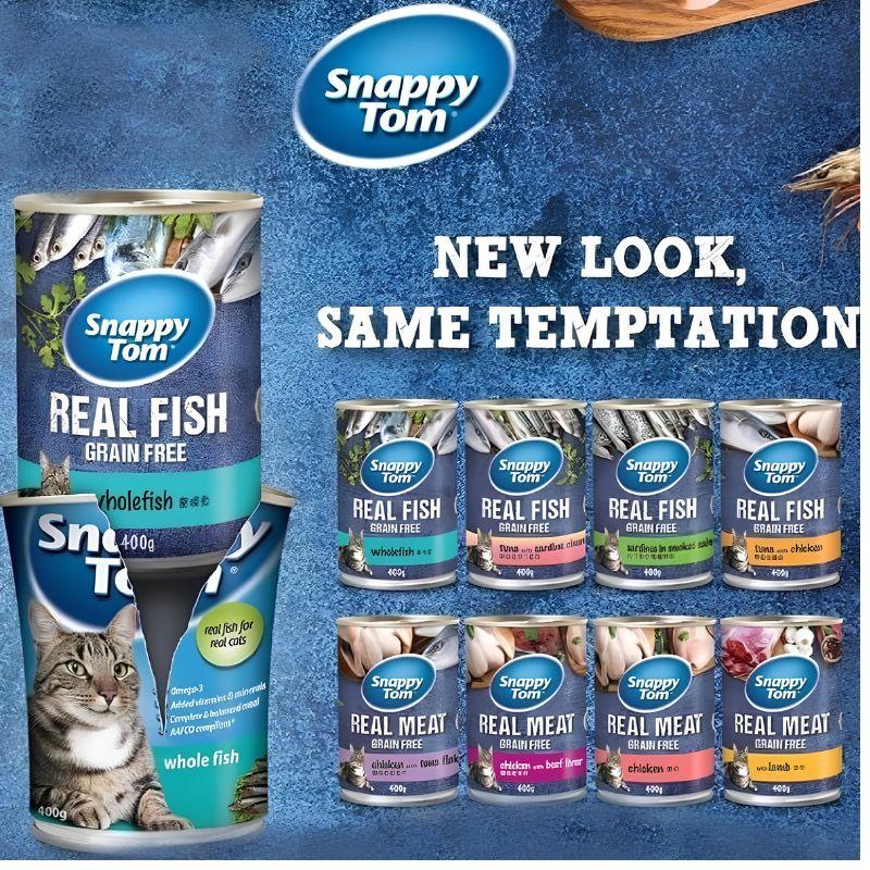 PATE LON SNAPPY TOM REAL FISH/ REAL MEAT-duoc-ban-tai-CLOUDY PET SHOP