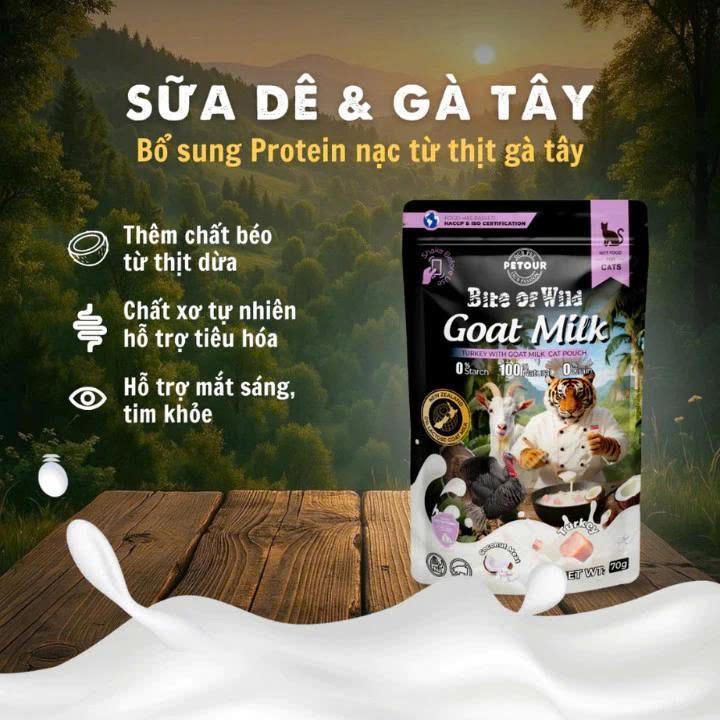 PATE sữa dê BITE OF WILD-duoc-ban-tai-CLOUDY PET SHOP
