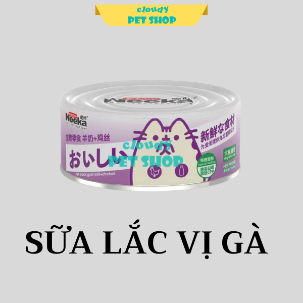 Pate Neeka Dinh Dưỡng Cao Thơm Ngon Nhiều Vị Cho Mèo Mọi Lứa Tuổi 85g -duoc-ban-tai-CLOUDY PET SHOP