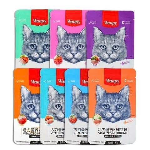 PATE MÈO GÓI WANPY 80G-duoc-ban-tai-CLOUDY PET SHOP