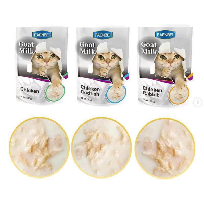 PATE GÓI SỮA DÊ CHO MÈO FAENBEI 85G-duoc-ban-tai-CLOUDY PET SHOP