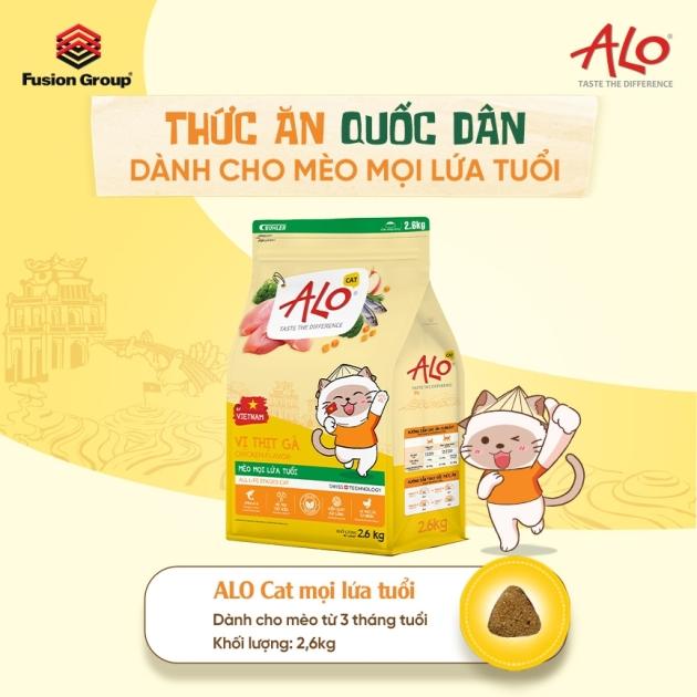 SKU 1 : HẠT ALO CAT mèo - Sản xuất bằng Công nghệ Bühler Thụy Sĩ-duoc-ban-tai-CLOUDY PET SHOP