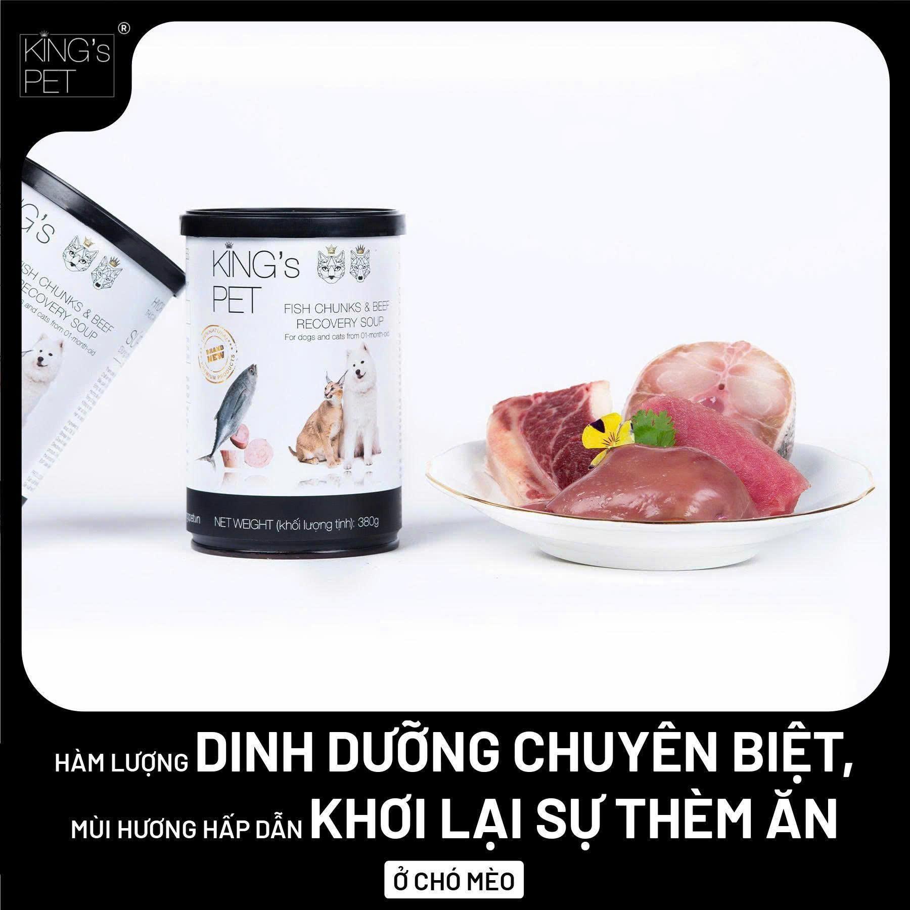 PATE LON KING'S PET CHÓ MÈO (CM) 380G-duoc-ban-tai-CLOUDY PET SHOP