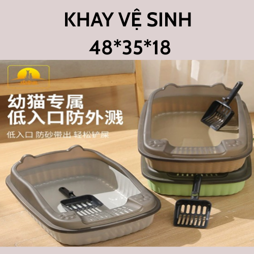 Khay vệ sinh đẹp 48*35*18-duoc-ban-tai-CLOUDY PET SHOP