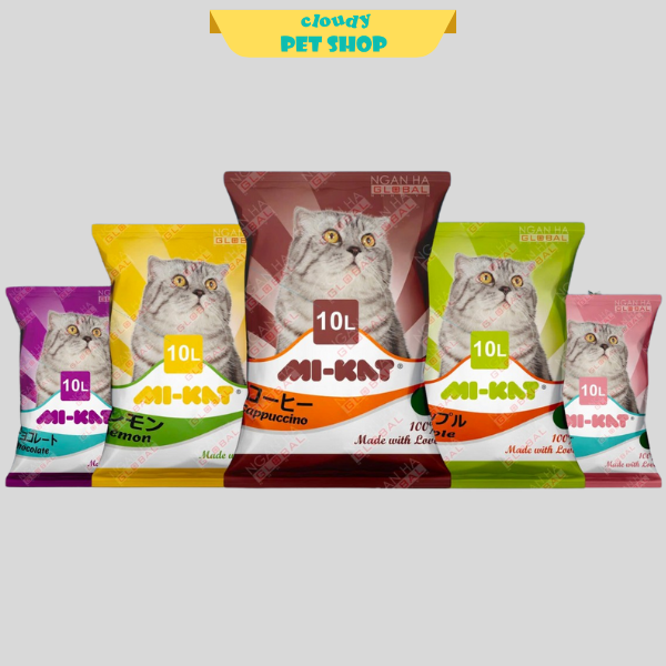 CÁT MIN 10L (MIKAT) -duoc-ban-tai-CLOUDY PET SHOP