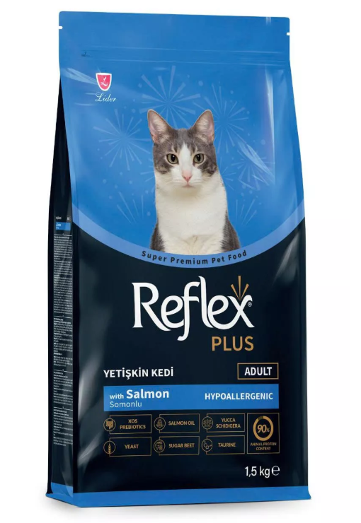 SKU 5.6 : Reflex Plus Adult vị Cá hồi đẹp lông - Túi 1.5kg-duoc-ban-tai-CLOUDY PET SHOP