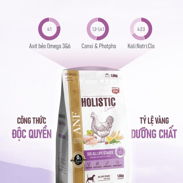 SKU 4 : HẠT ANF HOLISTIC - THỨC ĂN CHUẨN ÂU DÀNH CHO CHÓ ANF HOLISTIC-duoc-ban-tai-CLOUDY PET SHOP
