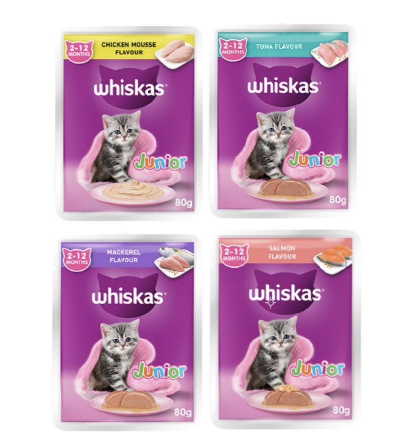 SP 2 : Pate Cho Mèo Con Whiskas Junior 80g-duoc-ban-tai-CLOUDY PET SHOP