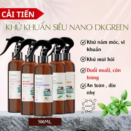 XỊT KHỬ KHUẨN SIÊU NANO DKGREEN ECOPET 100ML/500ML-duoc-ban-tai-CLOUDY PET SHOP