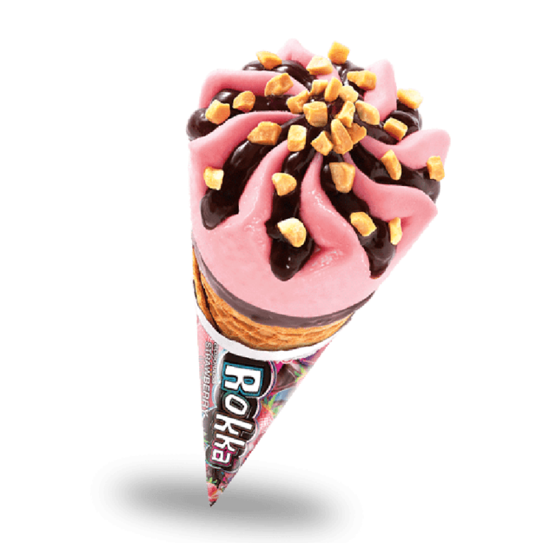 Kem Ốc Quế Dâu-duoc-ban-tai-Kem Thái Lan Mingo