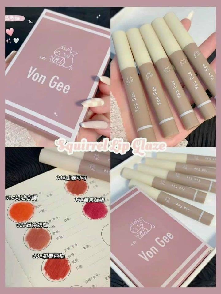 Set 5 cây Son nội địa trung Von Gee mới-duoc-ban-tai-SHOP NGỌC ÁNH