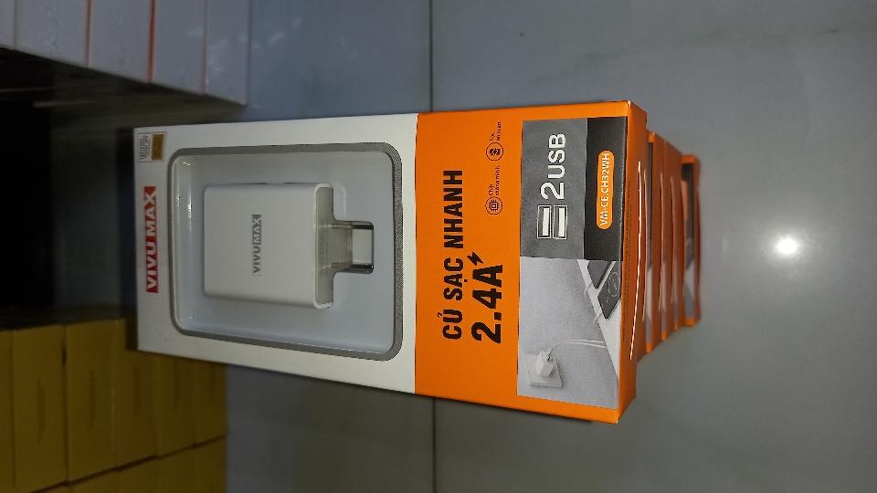 Củ sạc nhanh Vivu VM CE CH32WH 2.4A-duoc-ban-tai-SHOP NGỌC ÁNH