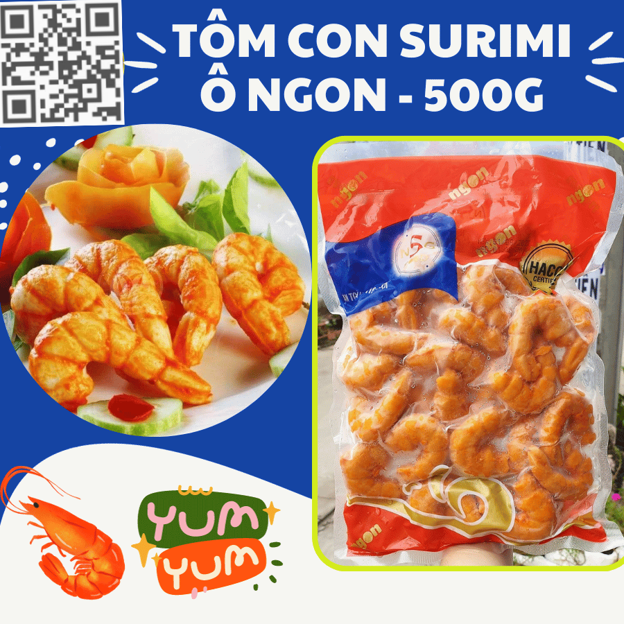 Tôm Hình Surimi Ô Ngon 500g (31 Con)-duoc-ban-tai-TL Foods