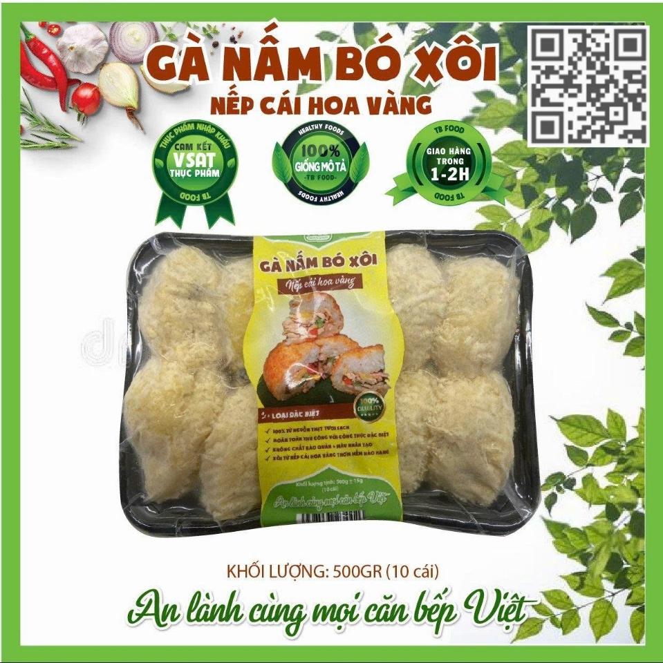 Gà Nấm Bó Xôi 500g-duoc-ban-tai-TL Foods