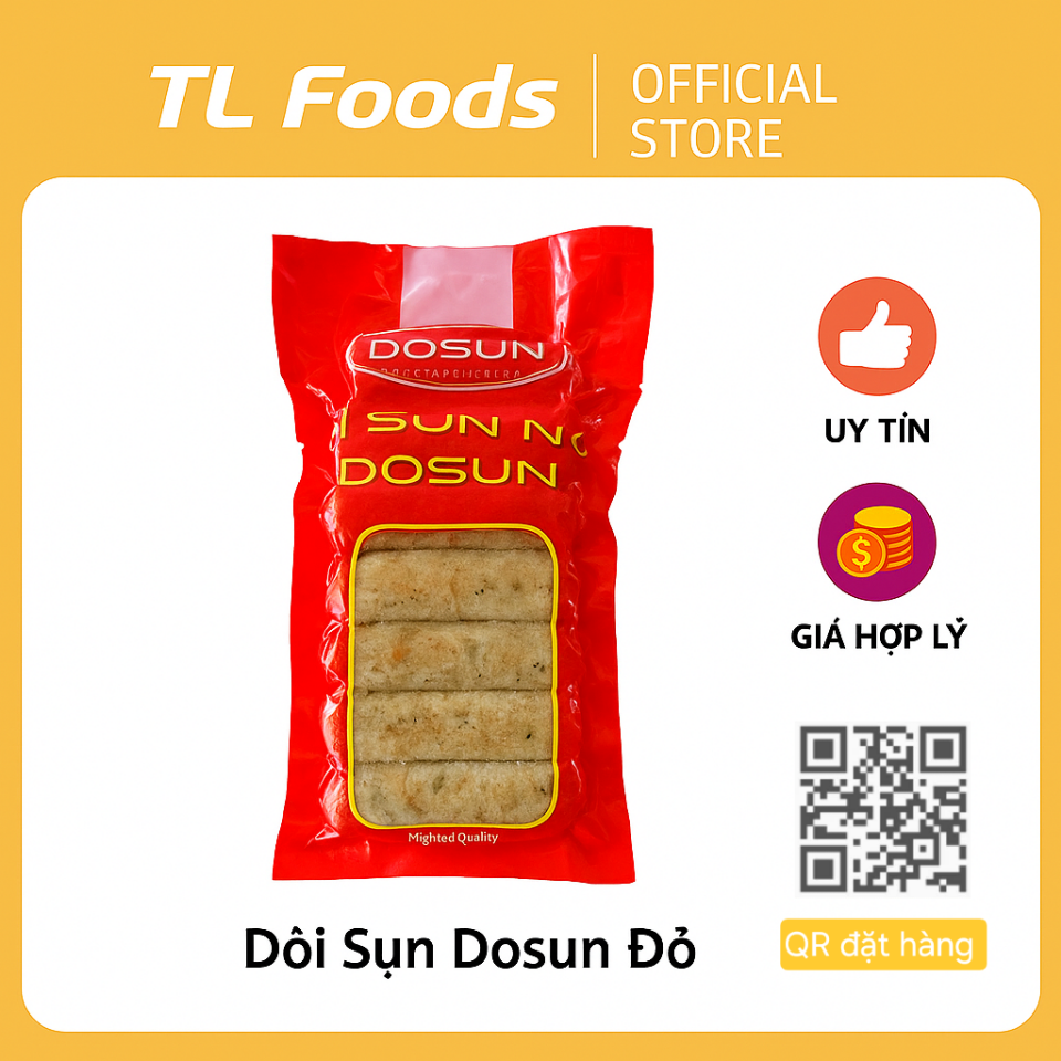 Dồi sụn dosun đỏ loại 1-duoc-ban-tai-TL Foods
