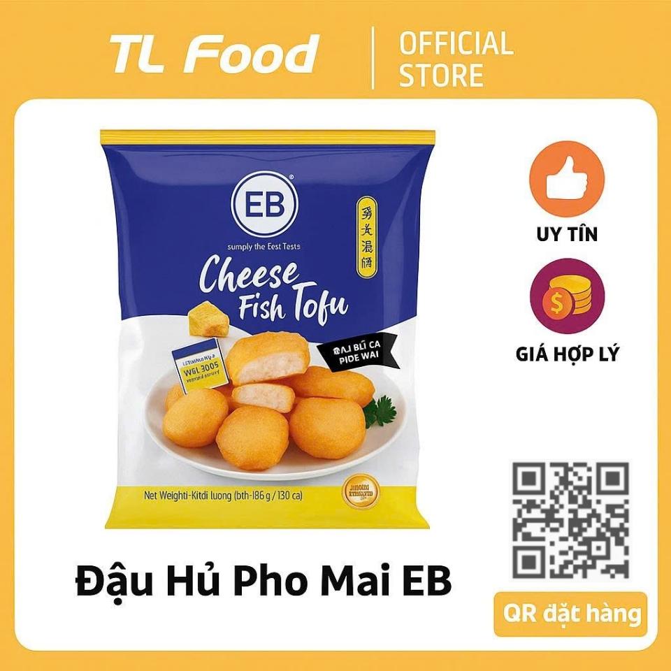 Đậu Hũ Phô Mai EB gói 500g 25 viên-duoc-ban-tai-TL Foods