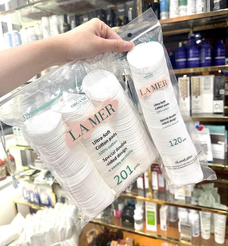 Bông tẩy trang LAMER mẫu mới -duoc-ban-tai-DAUHIEEN COSMETICS
