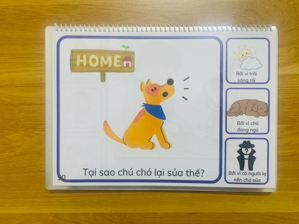 [Autismshop]Học liệu dạy trẻ câu hỏi tại sao bởi vì-duoc-ban-tai-Autismshop.vn-Đồ chơi sách học liệu giáo dục đặc biệt