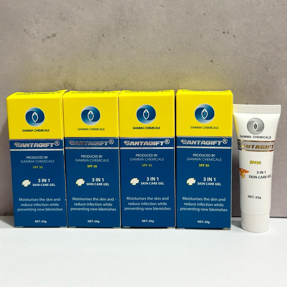 Kem Giảm Thâm Mụn SANTAGIFT SPF30 - Trắng sáng - Ức chế sắc tố - Chống nắng - 20g-duoc-ban-tai-Hoàng Lan - Mỹ Phẩm Chính Hãng