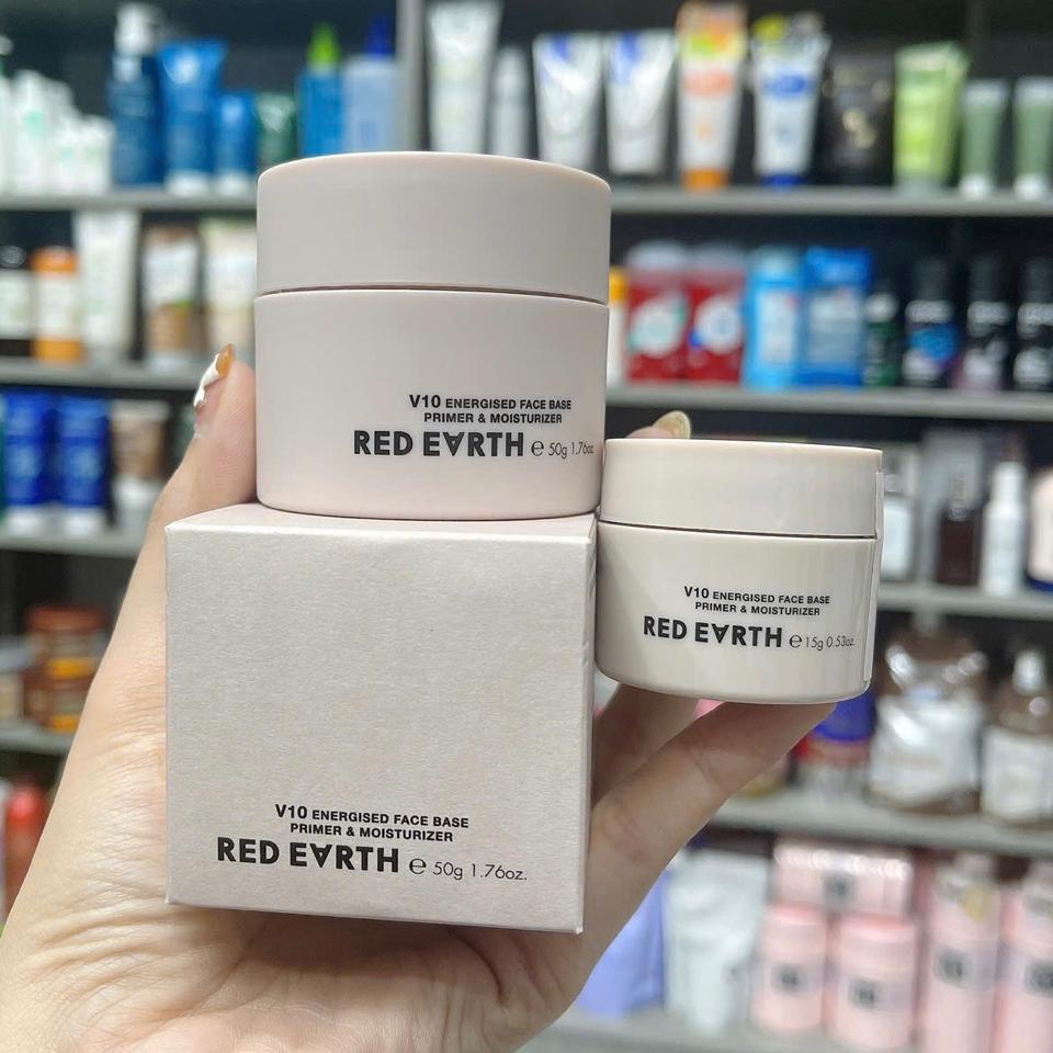 Kem Lót RED EARTH V10 Dưỡng Ẩm, Làm Nền Makeup, Che Phủ Lỗ Chân Lông 50G-duoc-ban-tai-Hoàng Lan - Mỹ Phẩm Chính Hãng