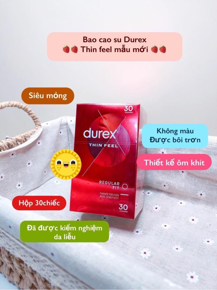 Bao Cao Su Durex Úc Siêu Mỏng 1 Cái-duoc-ban-tai-Hoàng Lan - Mỹ Phẩm Chính Hãng